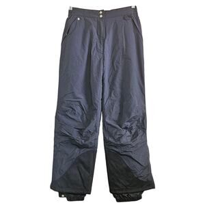 LL Bean Black Snow Winter Ski Pants Size Medium
